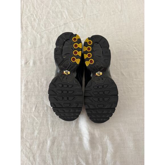 Nike Air Max Plus TN Triple Black Yellow GS Size 5.5Y EUR 38 Sneakers GUC main image 7